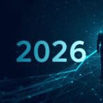 Fortschrittliche digitale Welt mit Business-Strategien 2026.