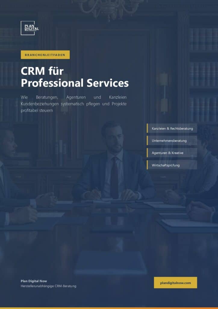 CRM für Professional Services - Cover