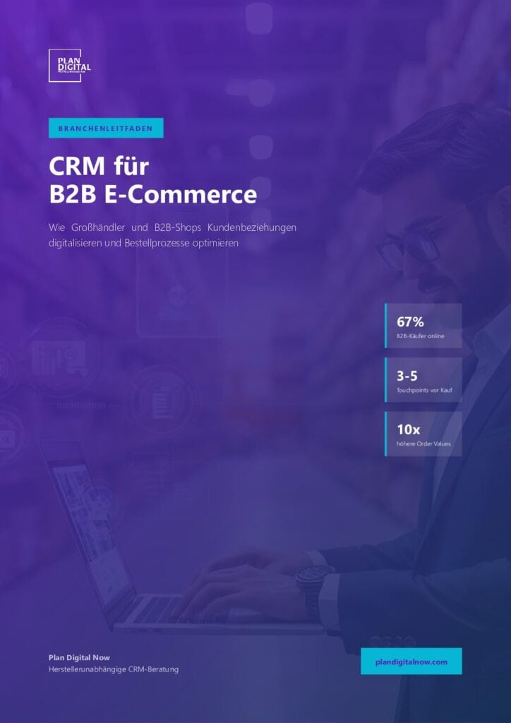 CRM für B2B E-Commerce - Cover