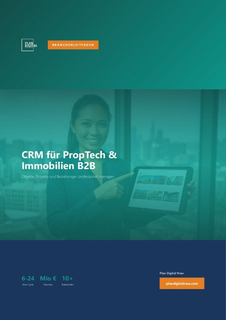 CRM für PropTech & Immobilien B2B - Cover