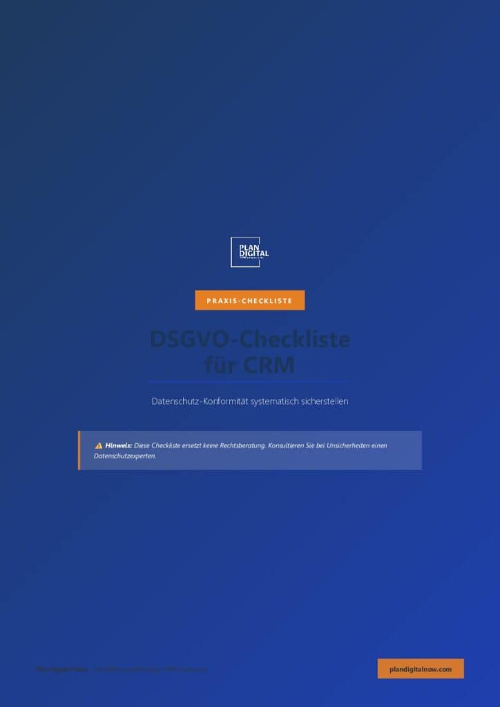 DSGVO-Checkliste für CRM - Cover