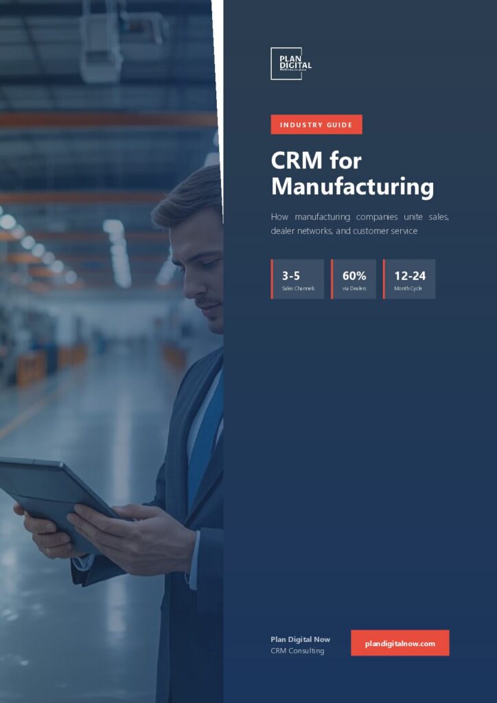 CRM for Manufacturing - Cover