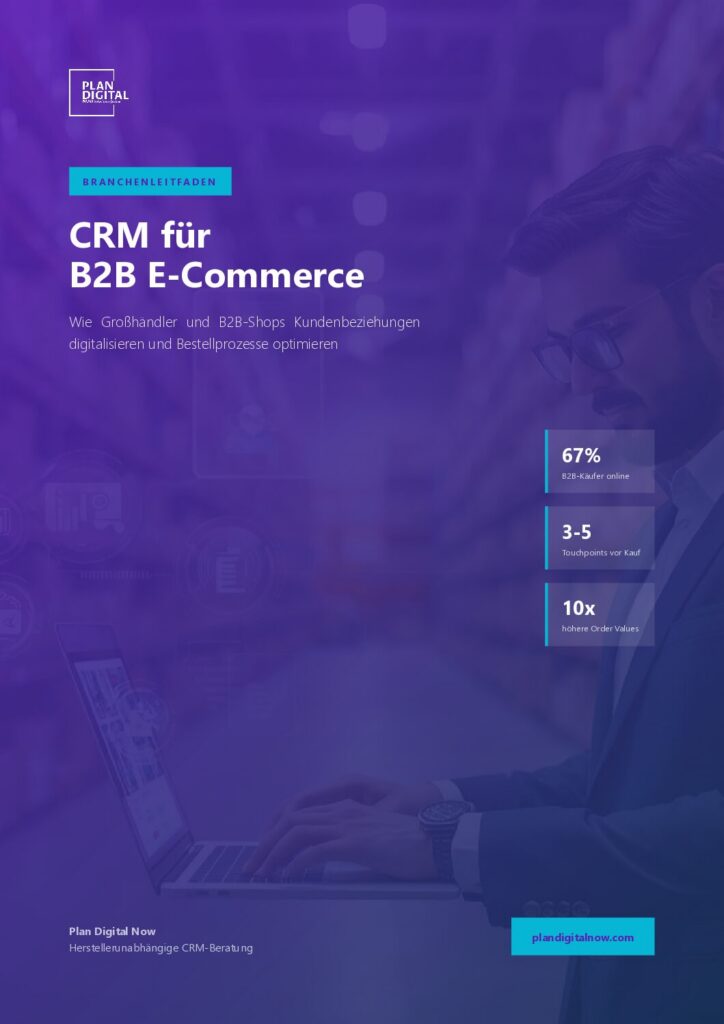 CRM für B2B E-Commerce - Cover