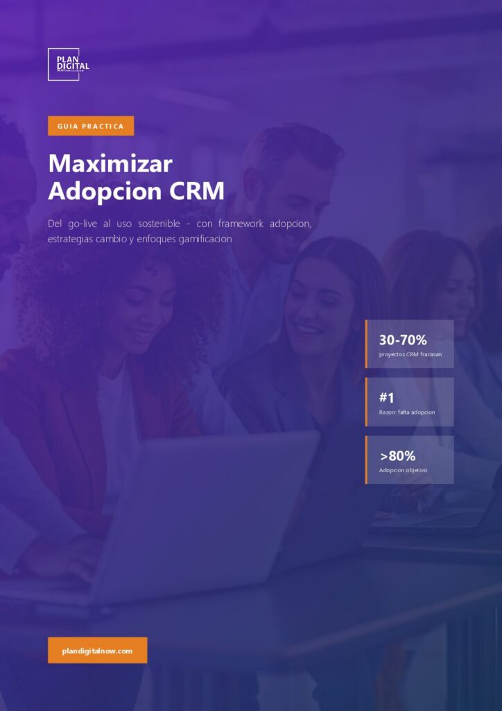 Maximizar la adopción del CRM - Cover